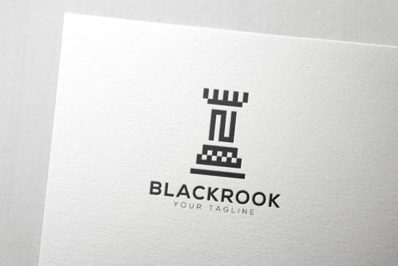 Chess Rook Logo: Strategic Branding with a Castle