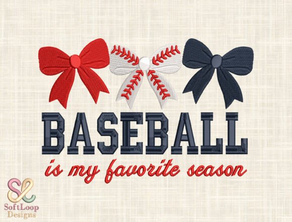 Coquette Sport: The Embroidery File for Stylish Baseball Fans