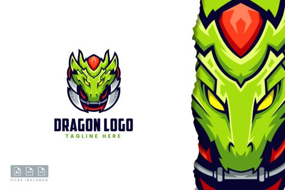 Dragon Logo Template: A Vector Design for Bold Branding