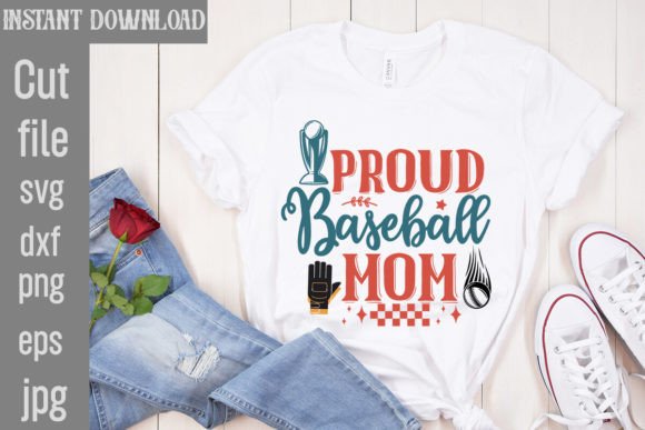 Proud Baseball Mom SVG Cut File: Design Guide