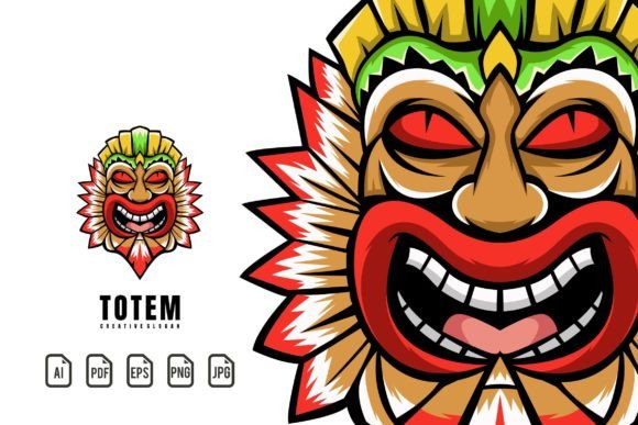 Totem Mascot Logo: Power Up Your Brand Identity