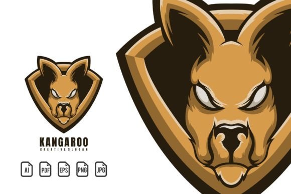 Unleash Your Brand's Energy with the Kangoroo Mascot Logo